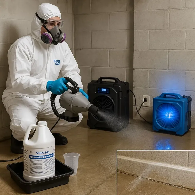 Sanitization and Odor Removal process in Little Ferry, NJ